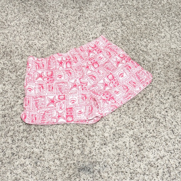 Lilly Pulitzer Kylar pull on shorts in Mizner Red size XL - Picture 2 of 6